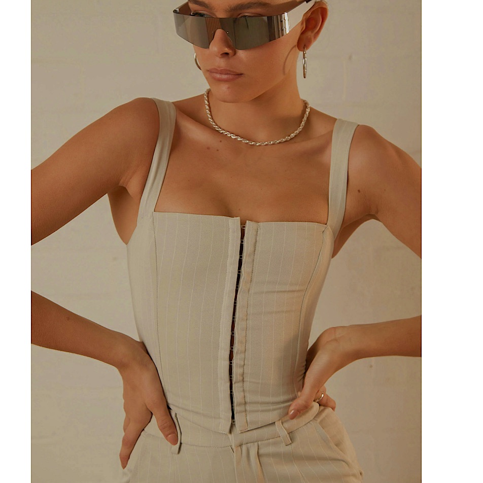 Mia Suit Bustier - Peppermayo